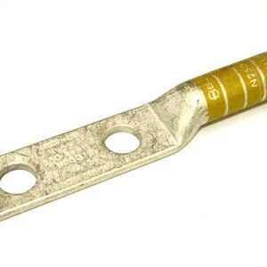Compression Lug Burndy YA29-2LN Yellow Die 16 250 KCMIL 2 Hole 1/2" Cooper N250